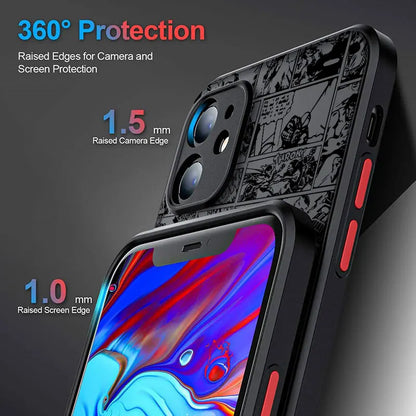 Phone Case For iPhone Marvel Super Hero Cool Comics Cover
