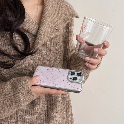 Cute Little Star Phone Case New Pink For iPhone