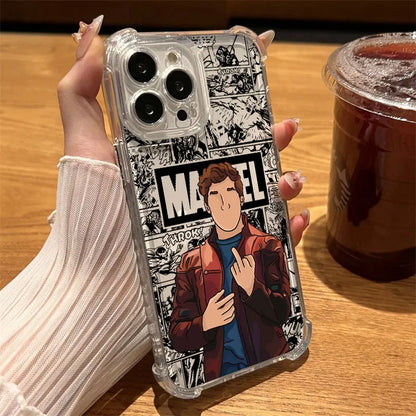Marvel Faceless Hero Ironman Clear Case For iPhone
