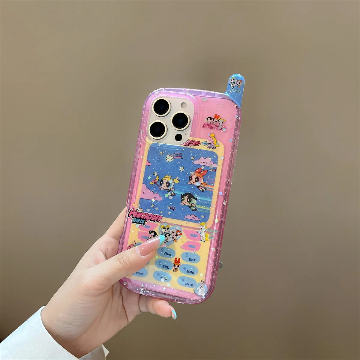 New The Pink Little Policewoman Cat Melody Big Brother Phone Case For iPhone