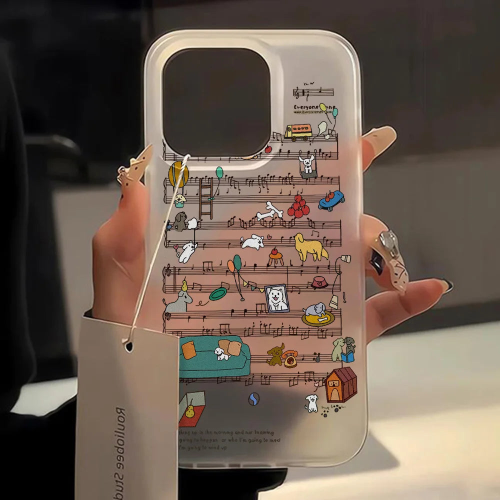 Cute Cartoon Puppy Phone Case For iPhone