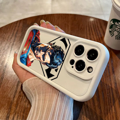 Bat Supers Man Marvel Silicone Case For Apple iPhone
