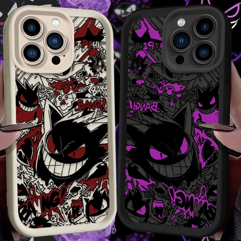 Pokemon Gengar Graffiti Phone Case For iPhone