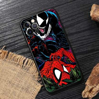 Venom Spiderman Marvel Case For iPhone Protect Funda