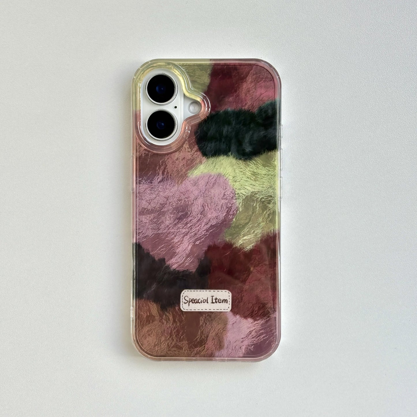 High Quality Exquisite Multiple Colors Velour Heart Pattern Case For iPhone