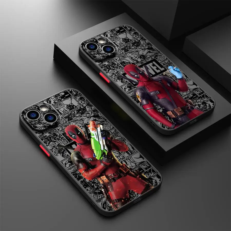 Marvel Funny Deadpool Case For iPhone