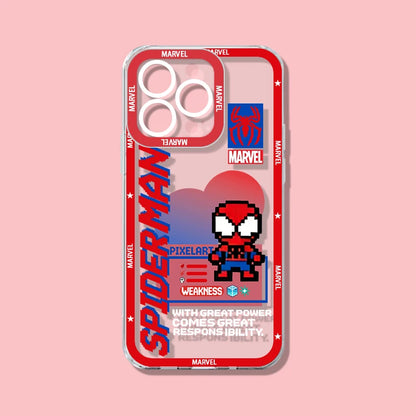 Marvel Venom Iron Spider Man Jigsa Silicone Phone Case For iPhone