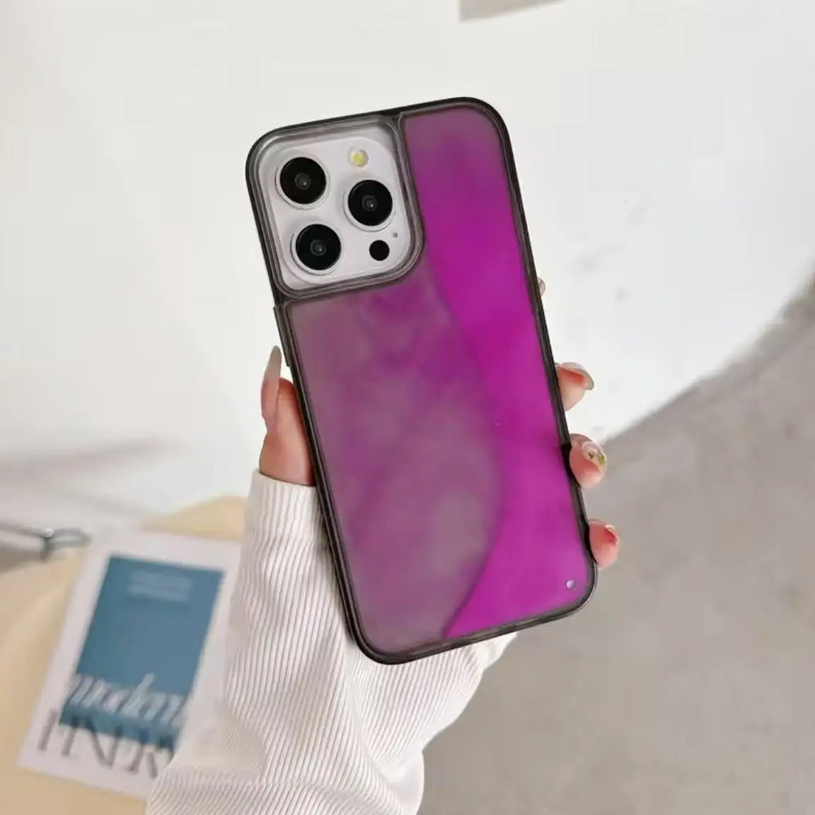 Color Luminous Quicksand Phone Case