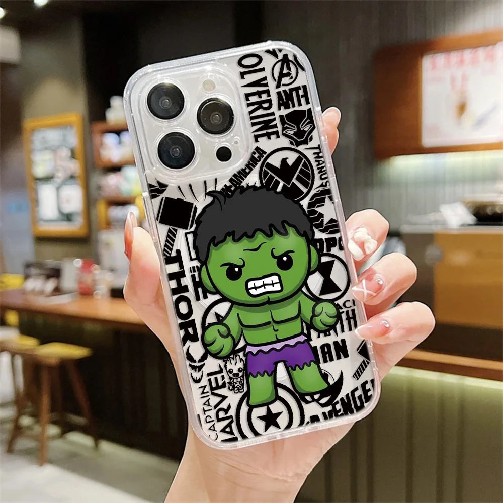 Anime Marvels Spider Man Magnetic Phone Case For iPhone