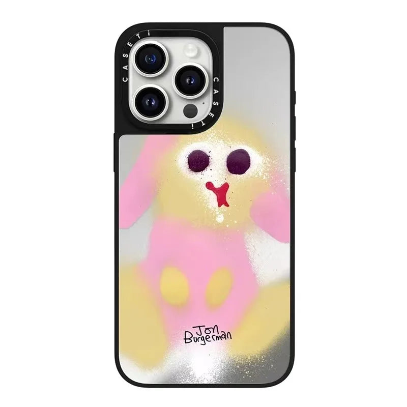 Watercolor Bear Design Silicone Phone Case