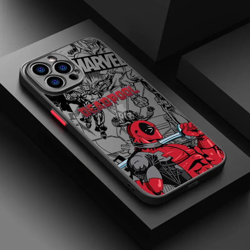 Deadpool Marvel Cool Phone Case For iPhone