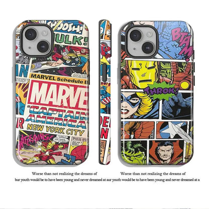 Marvel Spider Man Iron Man Phone Case For Apple iPhone