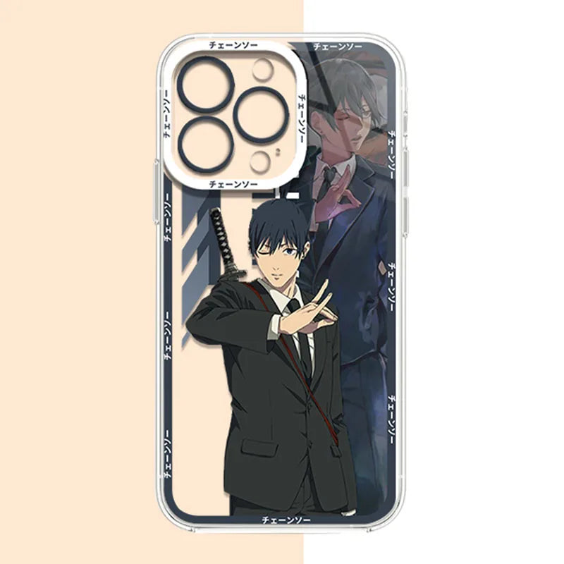 Chainsaws Mans Rese Makima Cute Phone Case For iPhone