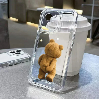 Funny Cartoon Bear Phone Case
