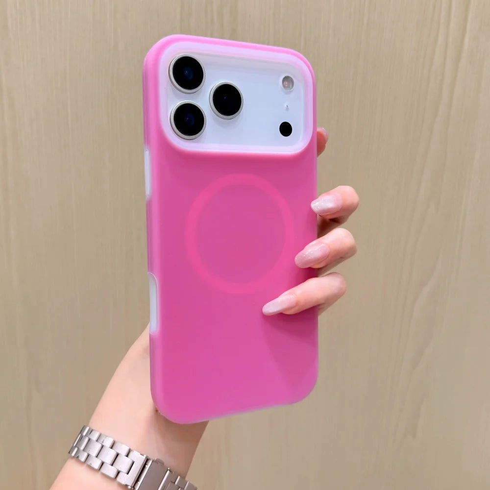 Candy Color MagSafe Liquid Silicone iPhone Case