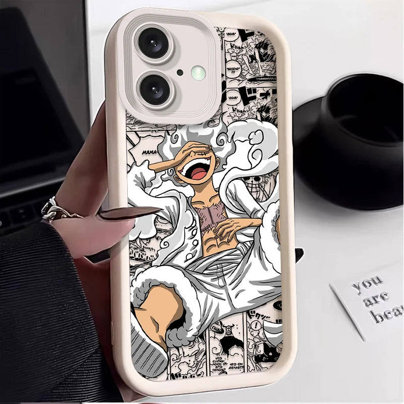 Anime One Piece Soft Silicone Phone Case for iPhone