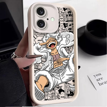 Anime One Piece Soft Silicone Phone Case for iPhone