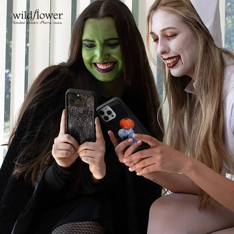 Wildflower Ins Little Ghost Phone Case For iPhone