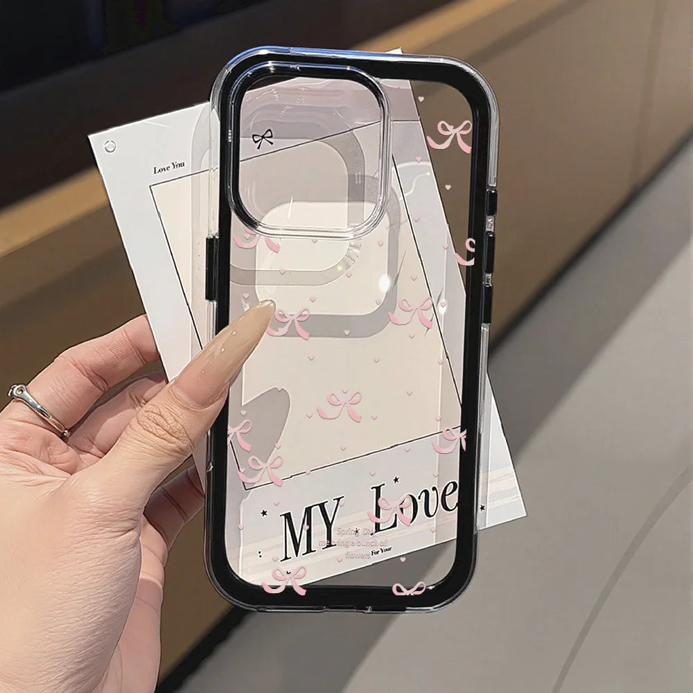 Cute Bow Soft Case For iPhone