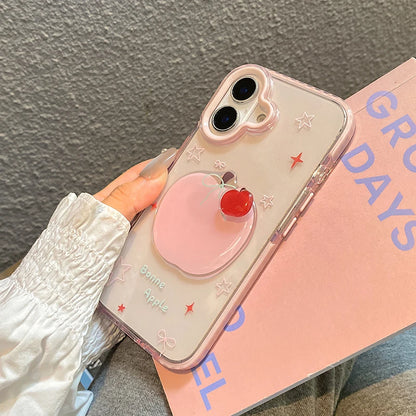 Fashion Rotatable Red Phone Case