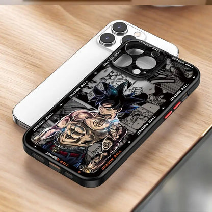 Hot Blooded Goku Anime Soft Phone Case For iPhone