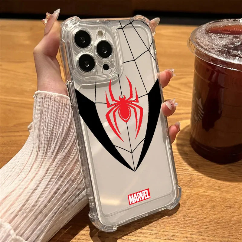 Marvel Hero Spiderman Venom Cool Clear Case For iPhone