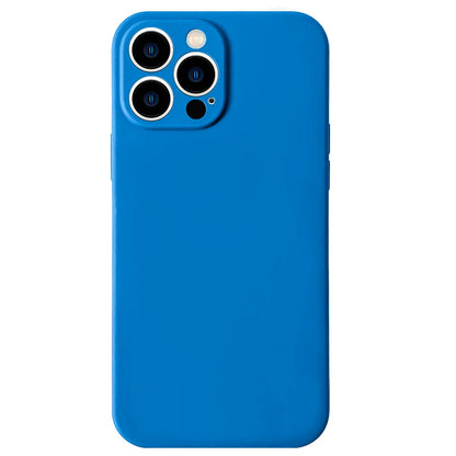 For iPhone Case Neon Liquid Silicone Fluorescence Cover