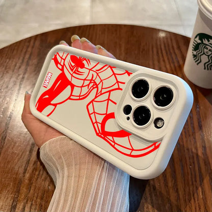 Iron Man Spider Man Silicon Case For Apple iPhone