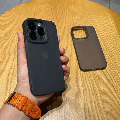 Luxury Matte Soft Silicone Phone Case For iPhone