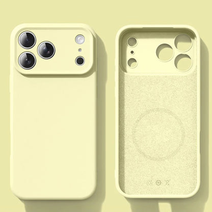 New Liquid Magnetic Silicone Phone Case For iPhone Magsafe Soft Bumper Cover