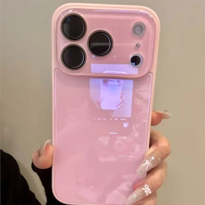 Luxury Candy Color Tempered Glass Camera Protection Case For iPhone Shockproof Bumper Hard Back Cover