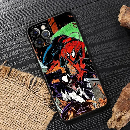 Venom Spiderman Marvel Case For iPhone Protect Funda