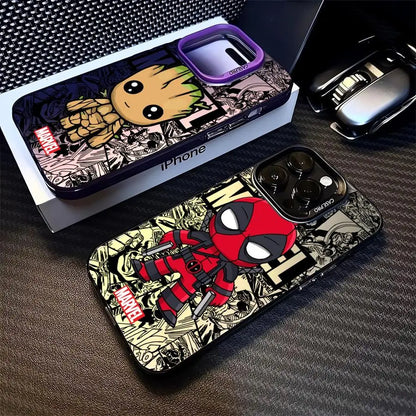 Marvel Groot Deadpool Cover Phone Case