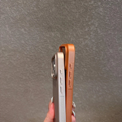 Luxury Striped Luggage Texture Phone Case For iPhone