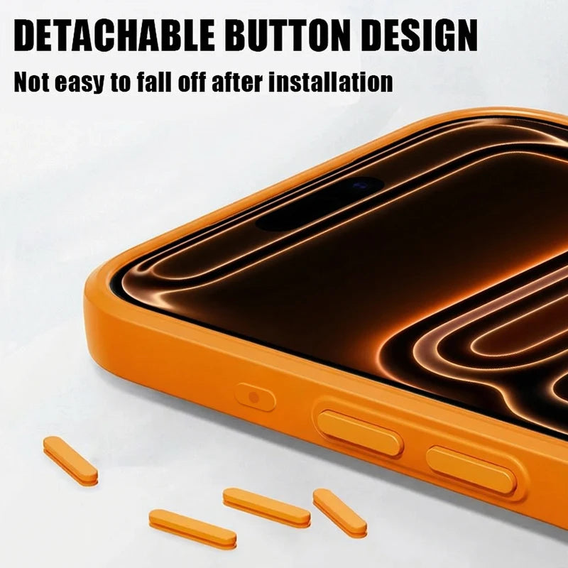 Whale Patterned Magnetic Case For iPhone For Magsafe Wireless Charge Shockproof Lens Protect Phone Cover