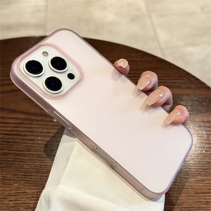 Soft Matte Candy Transparent Phone Case For iPhone Shockproof Silicone Bumper Cover