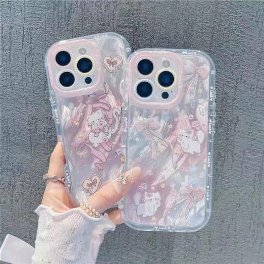 Sweet Cute Kitten Bowkont Compatible Phone Case