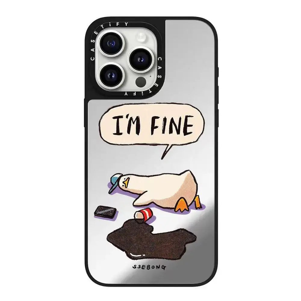 Collaborative Lazy Duck Phone Case