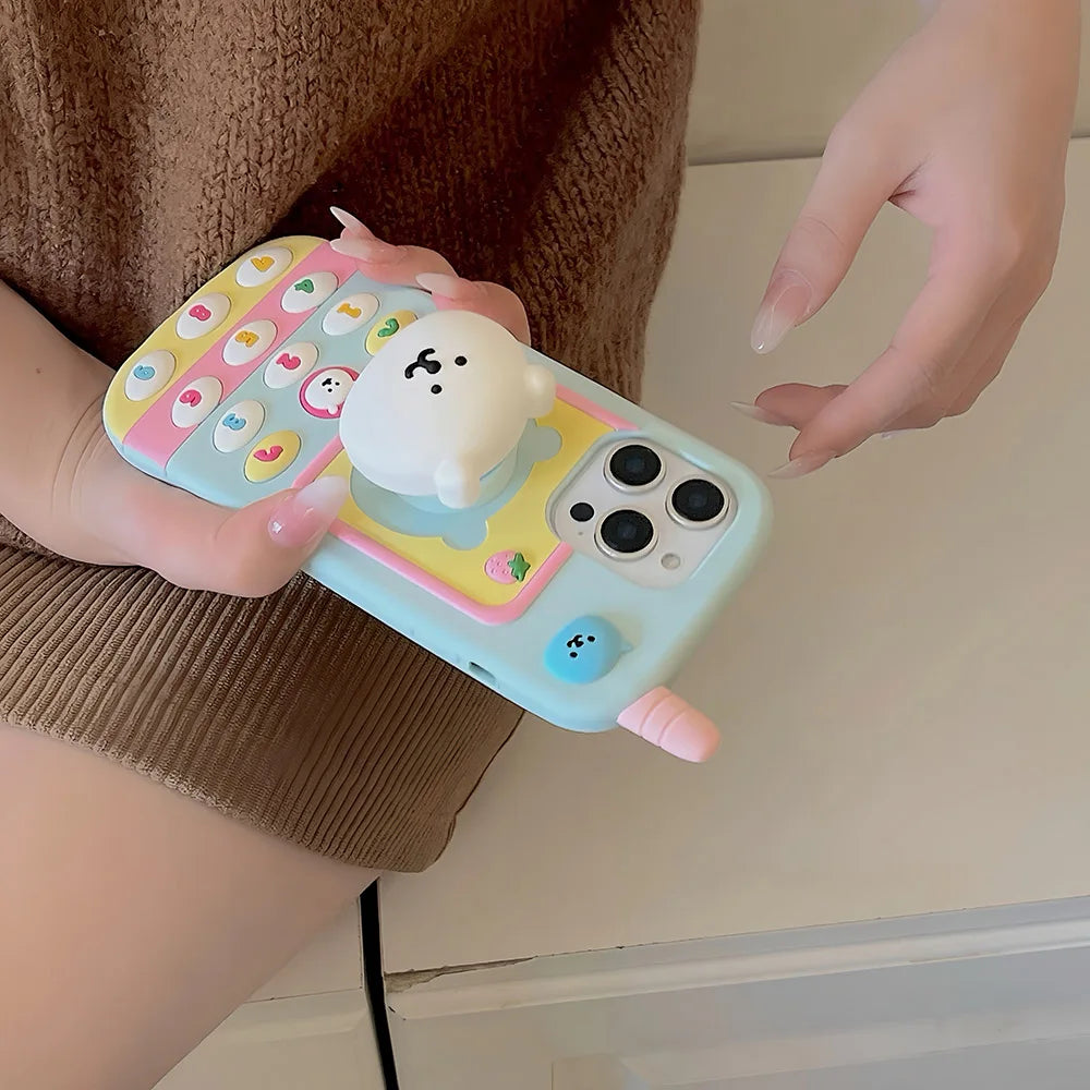 Luxury Vintage Brick Phone Silicone Phone Case