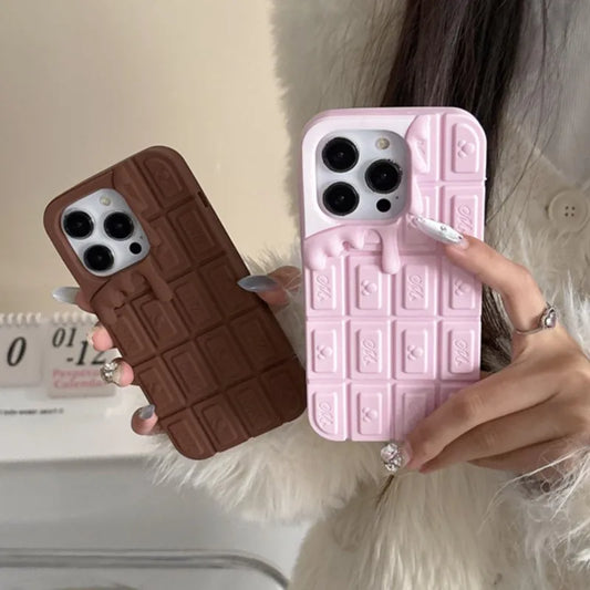 Cartoon Chocolate Mickey Minnie Phone Case
