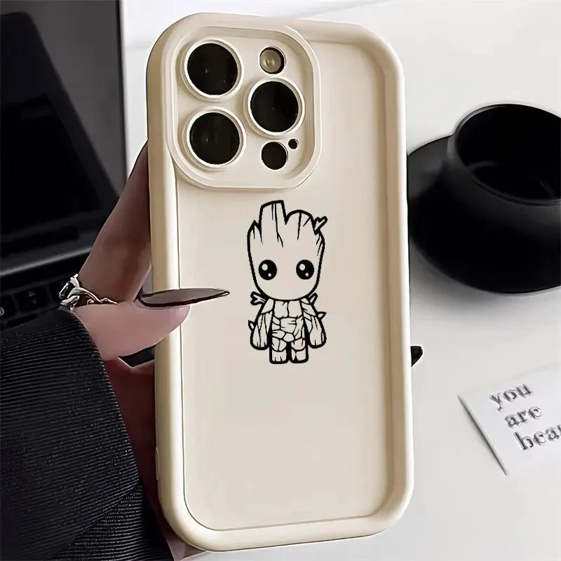 Marvel Batman Ironman Cute Silicone Case For Apple iPhone