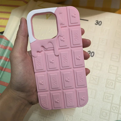 Cartoon Realistic Chocolate Mickey Minnie Mouse Phone Case