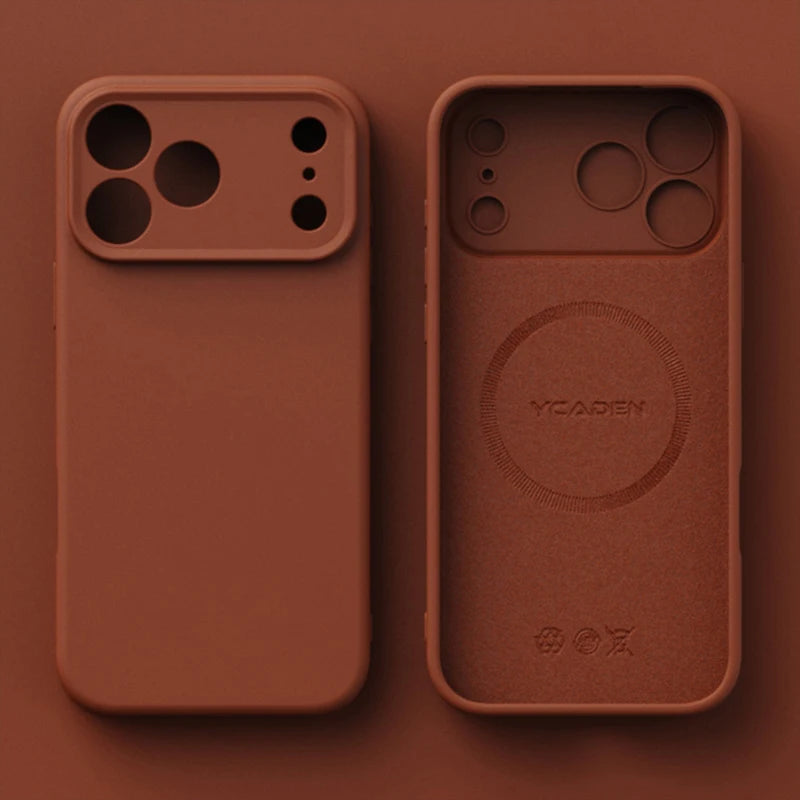 Original Liquid Silicone MagSafe Phone Case With Wireless Charging