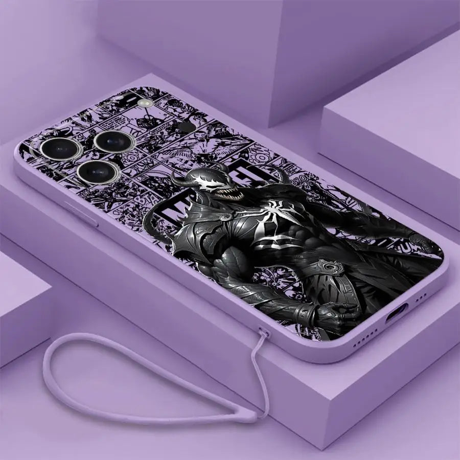 Case For iPhone Soft Cover Marvel The Hulk Venom