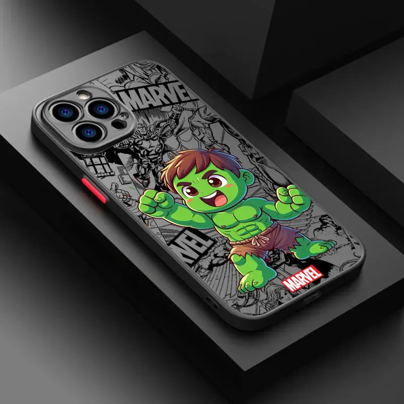 Marvel The Hulk Cartoon Phone Case For iPhone