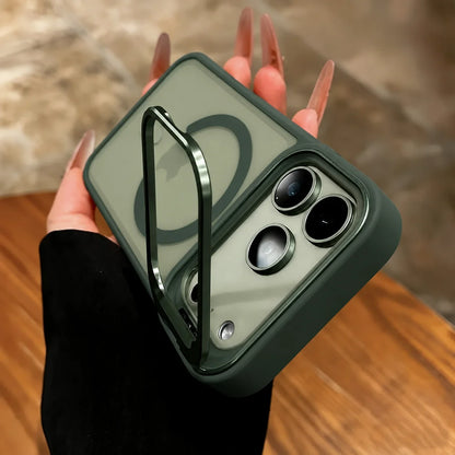 For Magsafe Matte Translucent Phone Case For iPhone