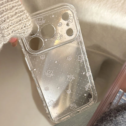 Korean Polka Dot Bear iPhone Case