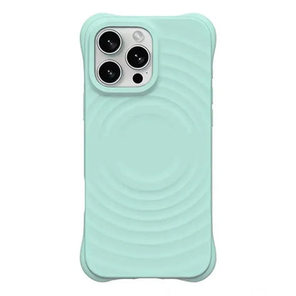 White Ripple Silicone Ripple Silicone Case For iPhone
