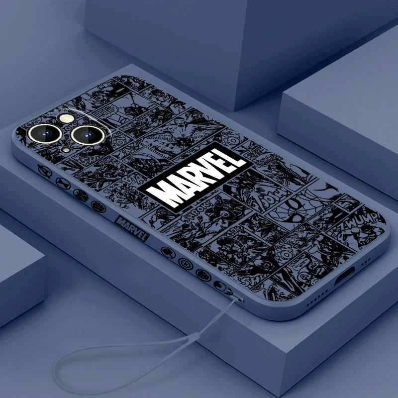 Marvel Superhero Cartoon For Apple iPhone