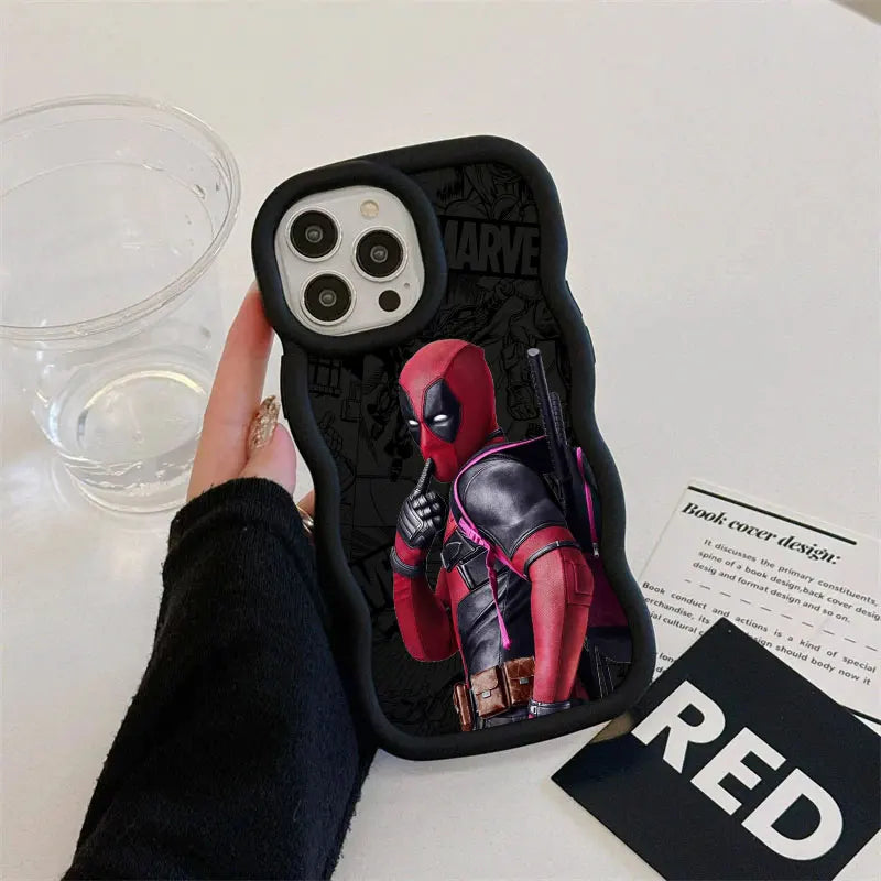 Marvel Heroes Deadpool Candy Color Phone Case For iPhone